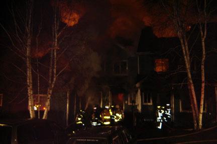 March 24, 2006 Mutual aid to Brewster | Structure Fire | Fieldstone Pond | Pictures Copyright © 2006 Photos:  Frank Becerra Jr. / The Journal News, County Car 2 (Ron Davies), and John Marshall.